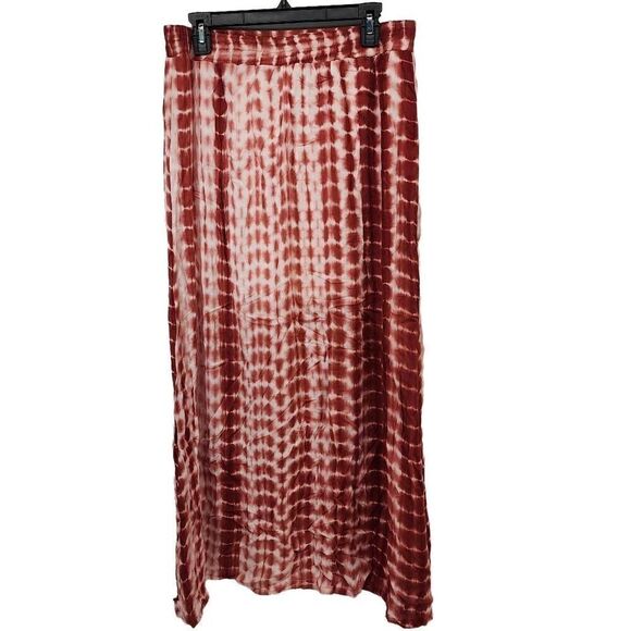 PRETTYGARDEN Size Large Women’s Bohemian Tie Dye Print Long Skirts Button Down H - Picture 3 of 9